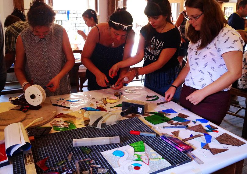 CREATIVE GLASS WORKSHOP in Gabrovo Bulgaria (Creative Tourism)