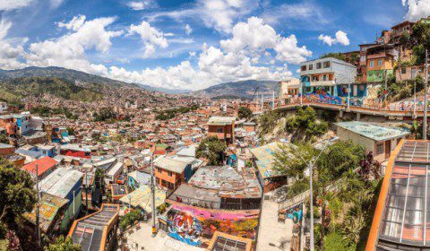 Routes through the Commune 13 Medellin